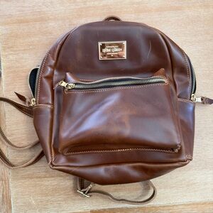 Lifetime Leather Cognac Backpack